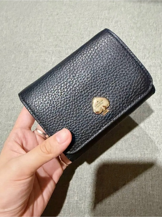 kate spade Handbags - kate spade ~ Kayla Pebbled Leather Small L- zip Wallet